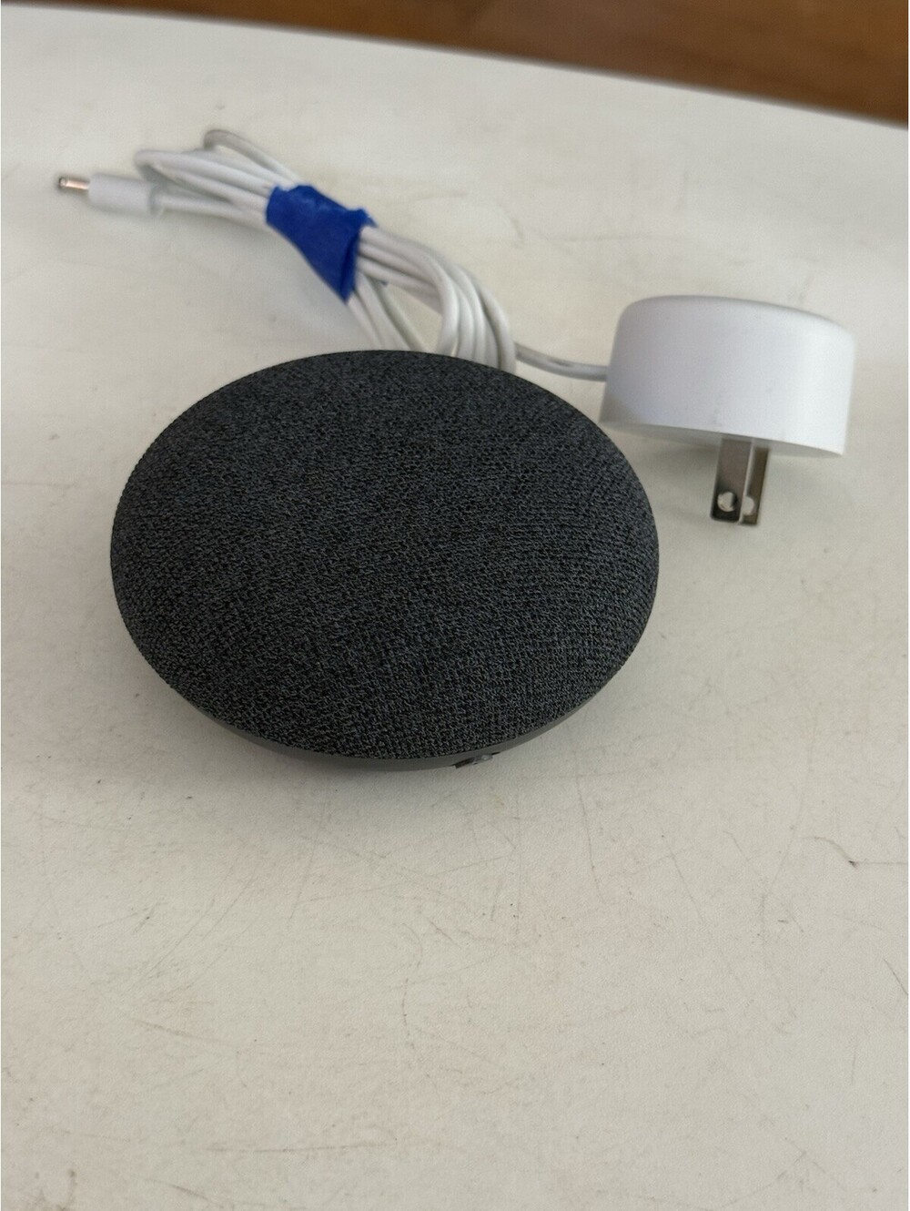 Google Home Mini Nest Grey (2nd Gen) H2C W/Cable Working